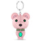 Icons Stainless Steel Pink Bear Keyring 5650128Swarovski5650128