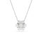 Idyllia Rhodium Plated Mixed Cuts White Snowflake Pendant 5691484Swarovski5691484
