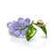 Idyllia Snail and Blueberries Sculpture 5667549Swarovski5667549