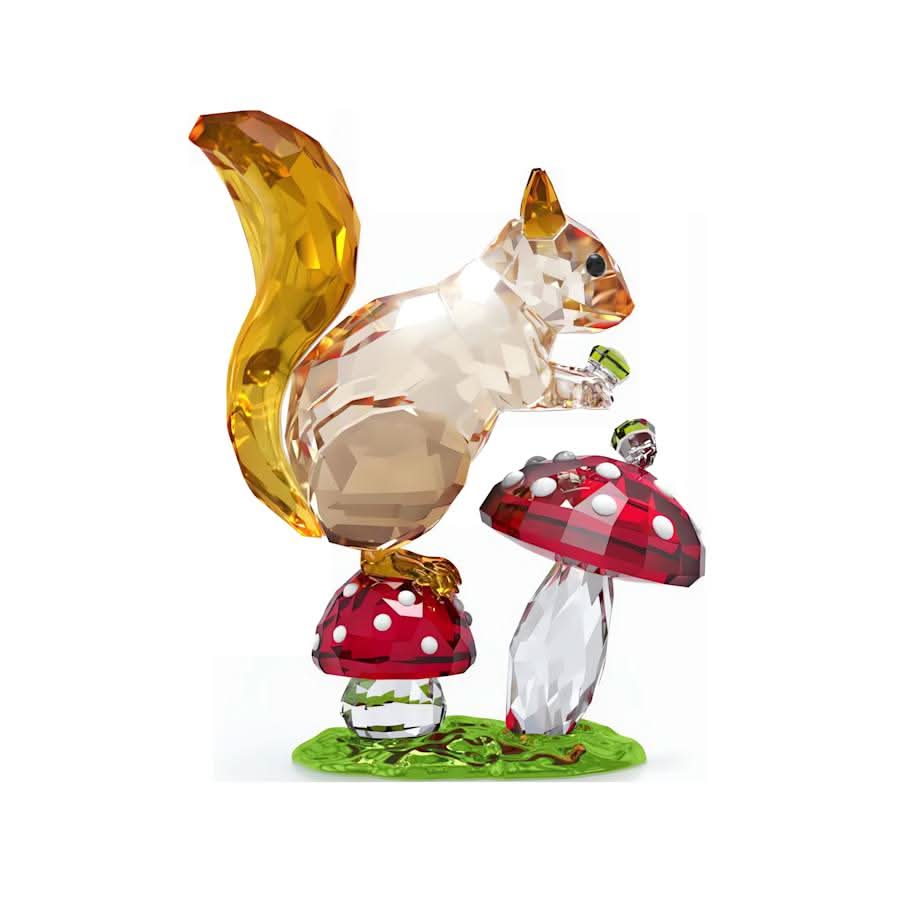 Idyllia Squirrel and Mushrooms 5684343Swarovski5684343