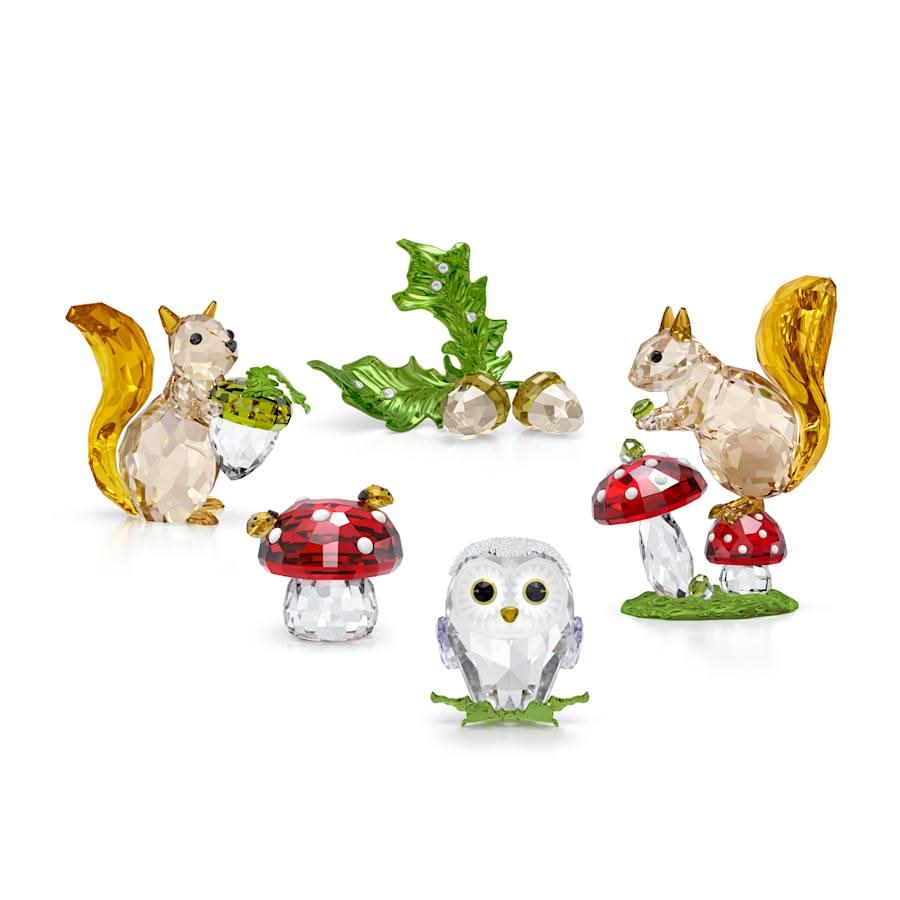 Idyllia Squirrel and Mushrooms 5684343Swarovski5684343
