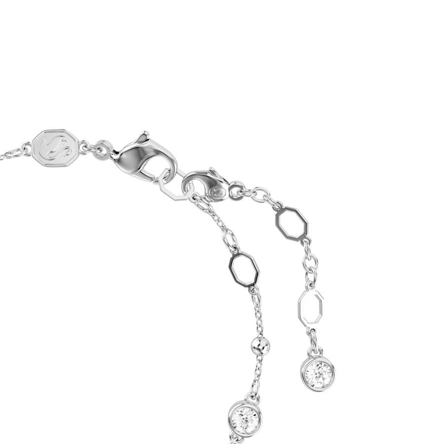 Imber Rhodium Plated White Round Cut Bracelet 5696079Swarovski5696079