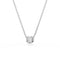 Imber Rhodium Plated White Round Cut Pendant 5696039Swarovski5696039