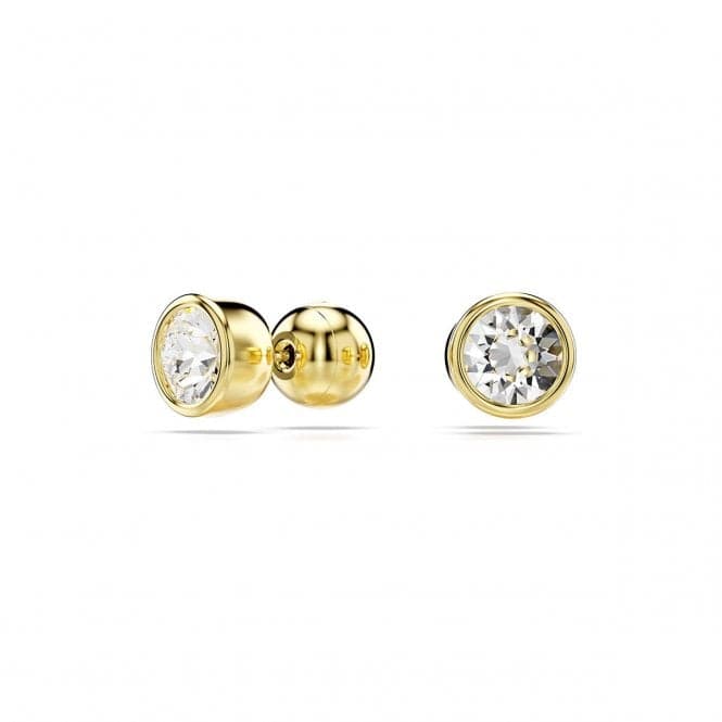 Imber Round Cut White Gold - tone Plated Stud Earrings 5681552Swarovski5681552