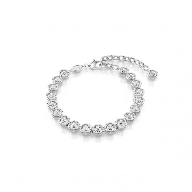 Imber Round Cut White Rhodium Plated Tennis Bracelet 5682666Swarovski5682666