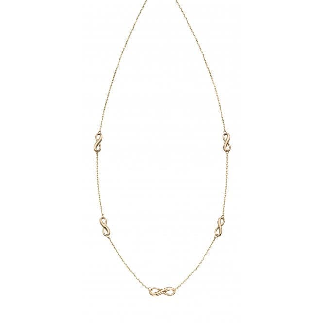 Infinity Station Necklace GN339Elements GoldGN339