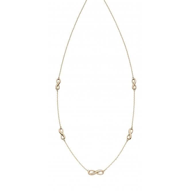 Infinity Station Necklace GN339Elements GoldGN339