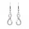 Infinity Twist Zirconia Drop Earrings 5510CZDew5510CZ