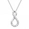 Infinity Twist Zirconia Pendant 9510CZDew9510CZ