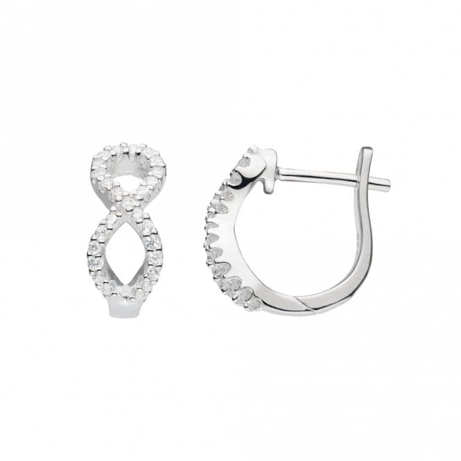 Infinity Zirconia Hoop Earrings 5511CZDew5511CZ