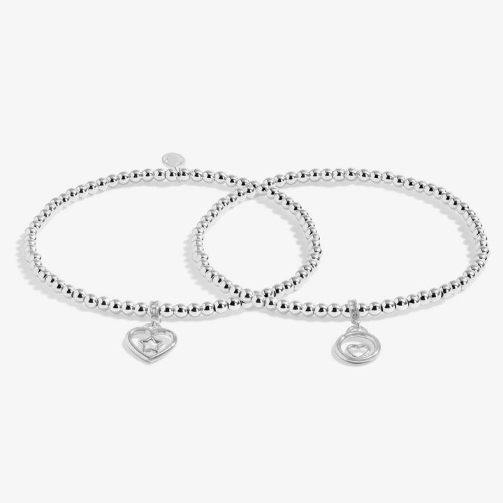 Infinitys Happy Birthday Silver Plated Linked Bracelet 8293Joma Jewellery8293