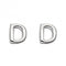 Initial D Sterling Silver Stud Earrings E6021BeginningsE6021