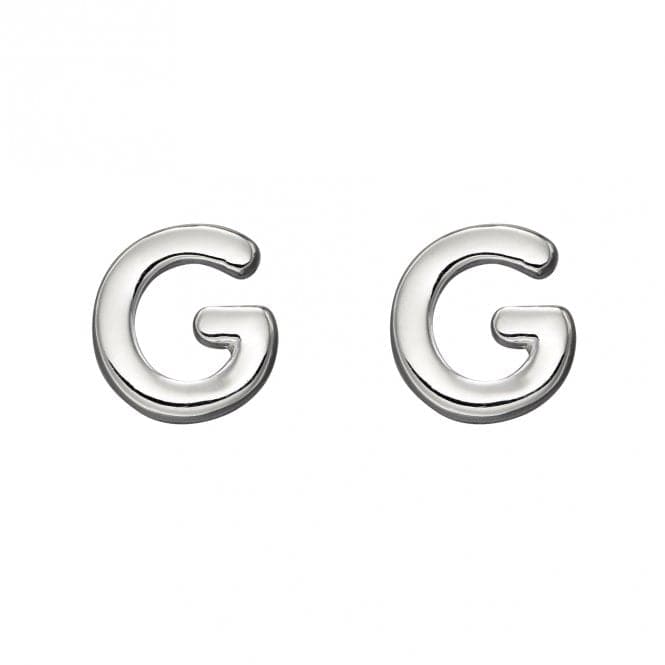 Initial G Sterling Silver Stud Earrings E6024BeginningsE6024