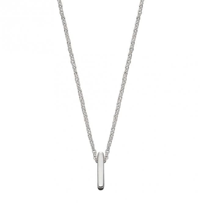 Initial I Plain Silver Initial Necklace N4436BeginningsN4436