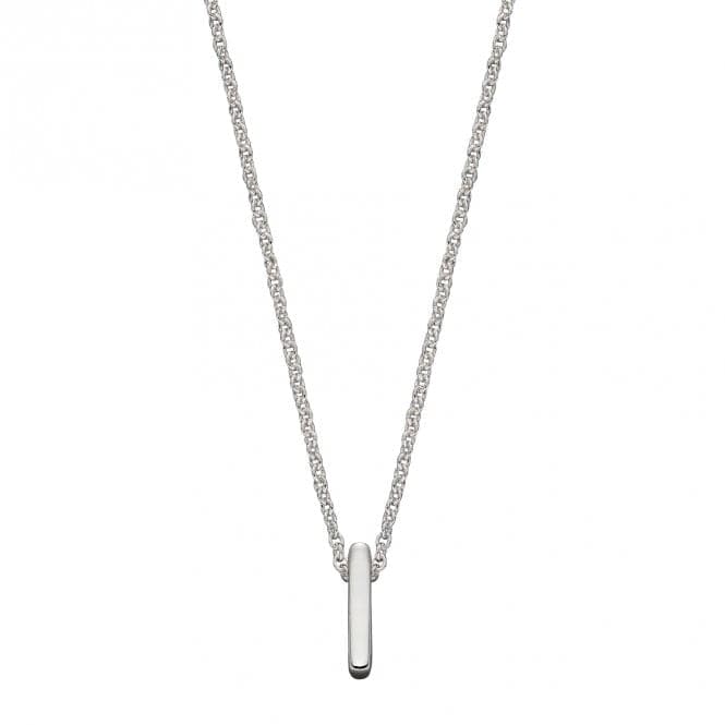 Initial I Plain Silver Initial Necklace N4436BeginningsN4436