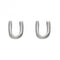 Initial U Sterling Silver Stud Earrings E6038BeginningsE6038