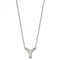 Initial Y Plain Silver Initial Necklace N4452BeginningsN4452