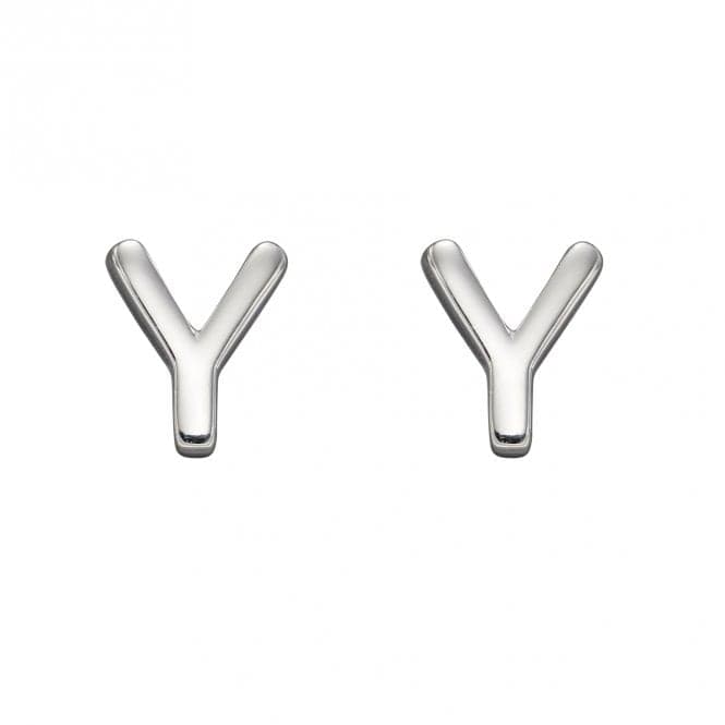 Initial Y Sterling Silver Stud Earrings E6042BeginningsE6042