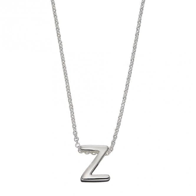 Initial Z Plain Silver Initial Necklace N4453BeginningsN4453