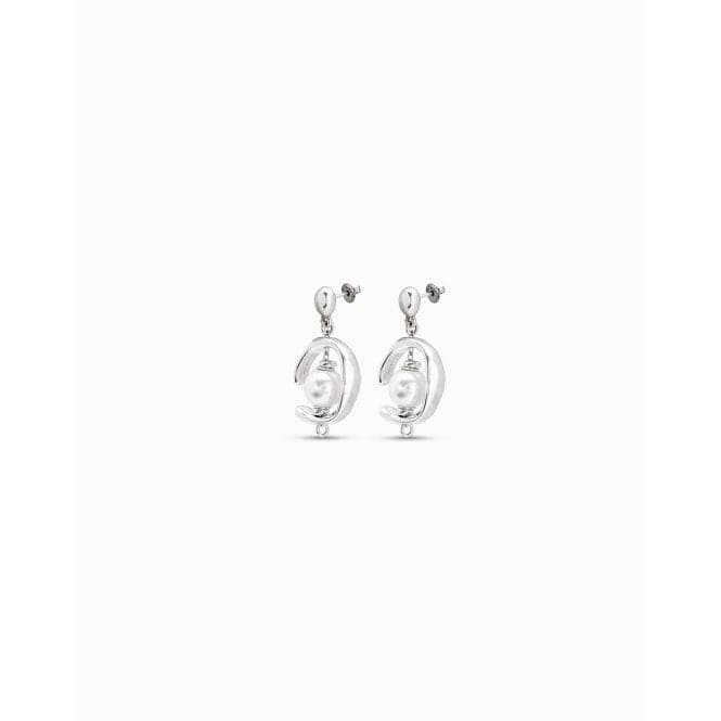 Inorbit White Pearl Pearl Shell EarringsUNOde50PEN0444BPLMTL0U