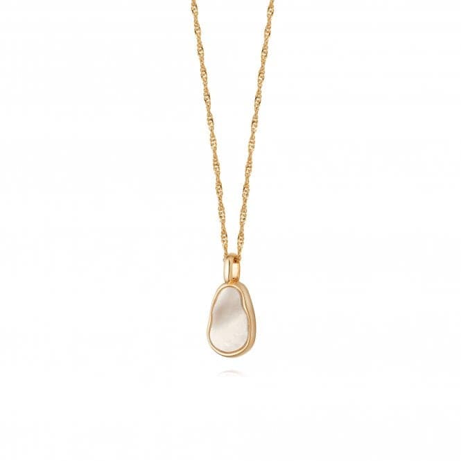 Isla Mother of Pearl 18ct Gold Plate Necklace SN05_GPDaisySN05_GP