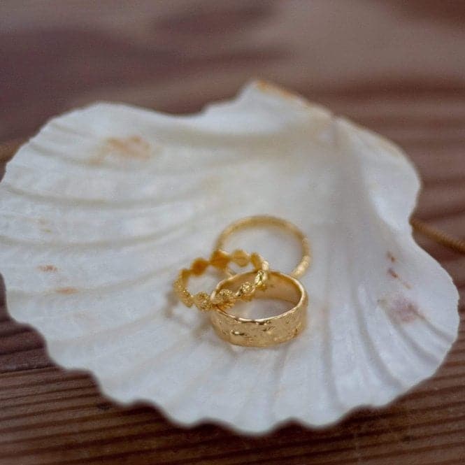 Isla Shell Stacking 18ct Gold Plated Ring SSR03_GPDaisySSR03_GP_L