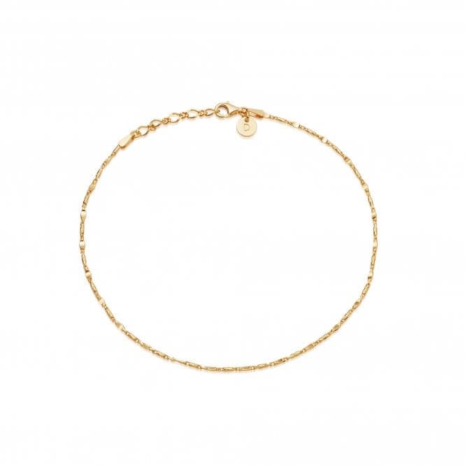 Isla Tidal Twist 18ct Gold Plate Anklet SA02_GPDaisySA02_GP