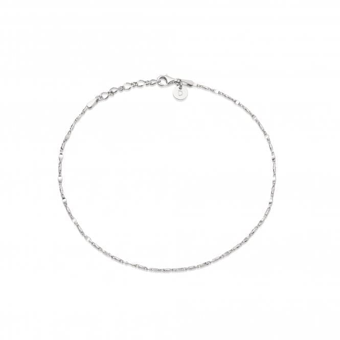 Isla Tidal Twist Sterling Silver Anklet SA02_SLVDaisySA02_SLV