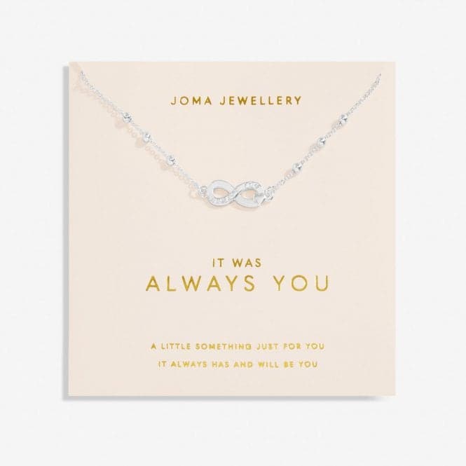 It Was Always You Silver Plated 46cm + 5cm Necklace 6739Joma Jewellery6739