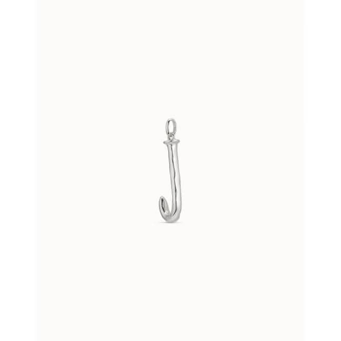 Gimme A Letter J Large Silver Metal Charm CHA0010MTL0000U