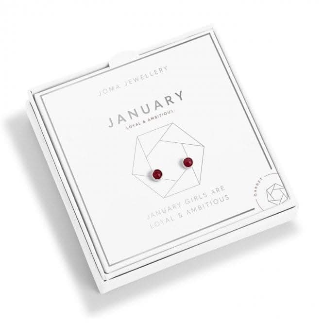 January Birthstone Boxed Earrings 5528Joma Jewellery5528