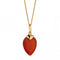 July Yellow Gold Plated Birthstone Chalcedony Stone Pendant P4981BeginningsP4981