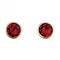 July Yellow Gold Plated Birthstone Earrings with Swarovski Crystal E1543BeginningsE1543