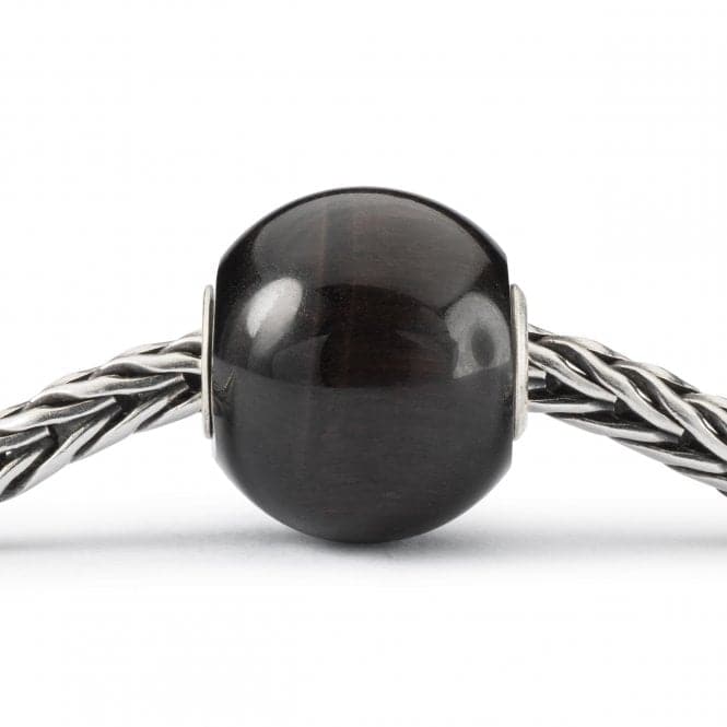 Jumbo Round Black Cat's Eye Bead TSTBE - 10019TrollbeadsTSTBE - 10019