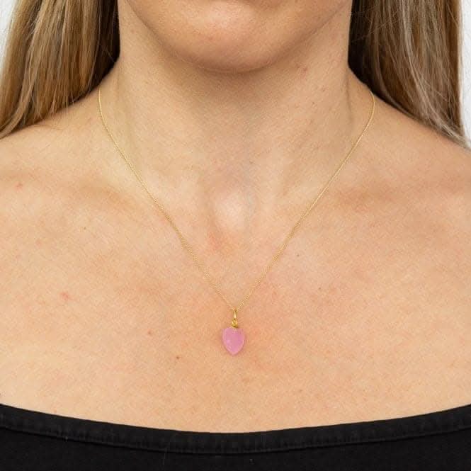 June Yellow Gold Plated Birthstone Chalcedony Stone Pendant P4980BeginningsP4980