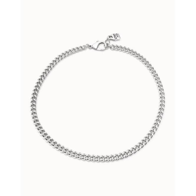 Jupiter Silver Metal NecklaceUNOde50COL1428MTL0000U