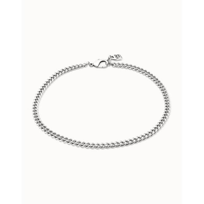 Jupiter Silver Metal NecklaceUNOde50COL1428MTL0000U