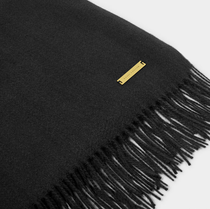 Katie Loxton Black Blanket Scarf KLS616Katie LoxtonKLS616