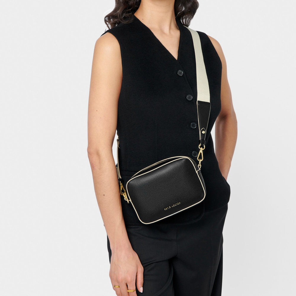 Katie Loxton Black Marni Mini Crossbody Bag KLB3650Katie LoxtonKLB3650