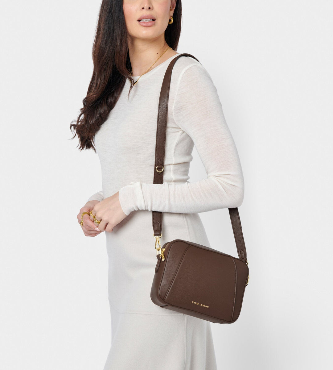 Katie Loxton Chocolate Hana Crossbody Bag KLB3612Katie LoxtonKLB3612