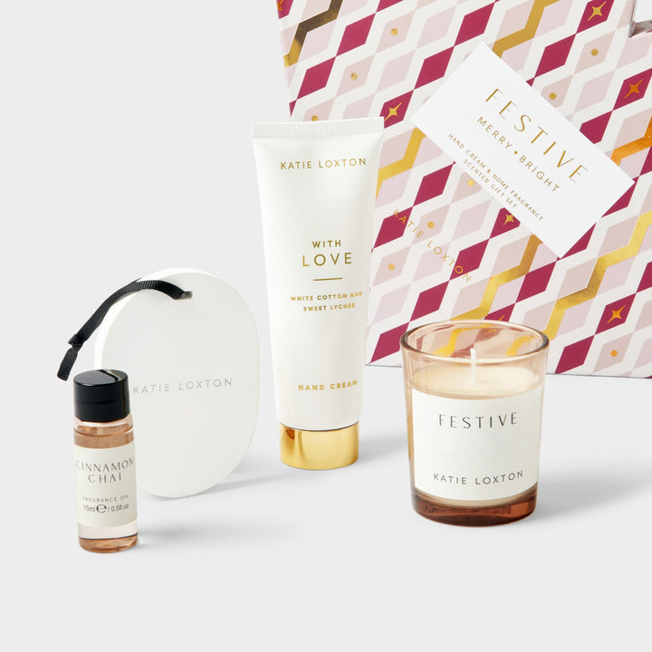 Katie Loxton Festive Hand Cream & Home Fragrance Gift Set KLC387Katie LoxtonKLC387