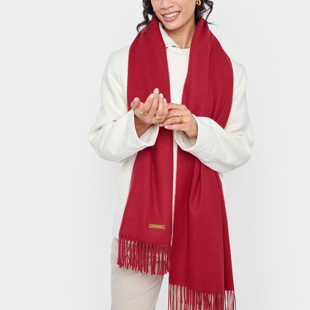 Katie Loxton Garnet Red Blanket Scarf KLS611Katie LoxtonKLS611