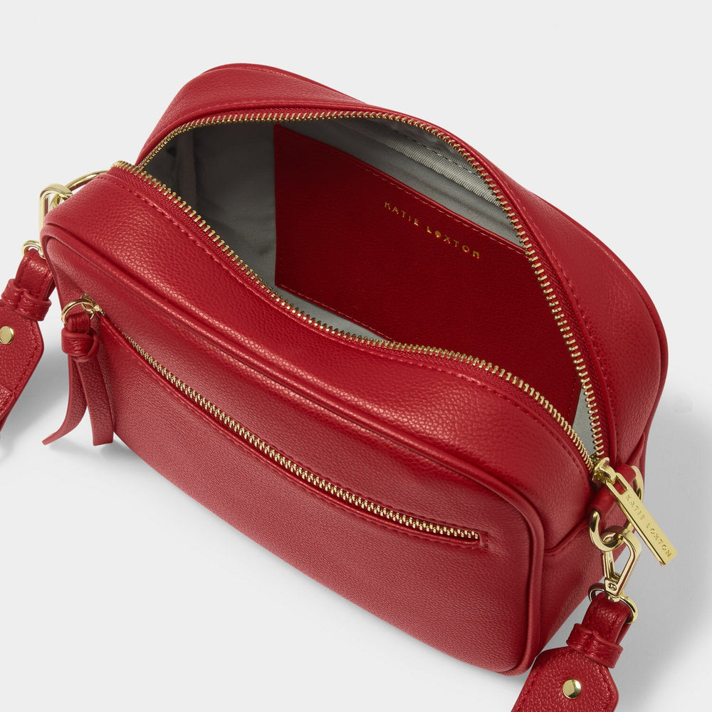 Katie Loxton Garnet Red Hallie Crossbody Bag KLB3711Katie LoxtonKLB3711