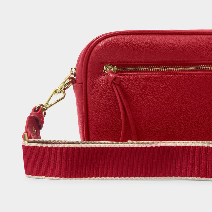 Katie Loxton Garnet Red Hallie Crossbody Bag KLB3711Katie LoxtonKLB3711