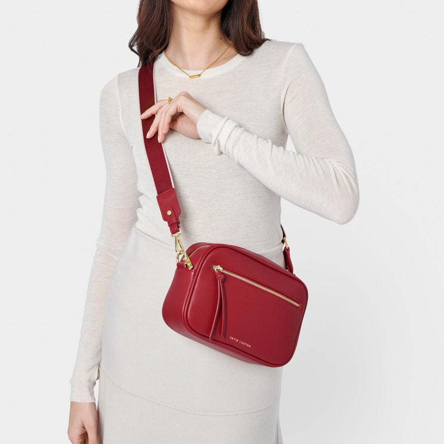 Katie Loxton Garnet Red Hallie Crossbody Bag KLB3711Katie LoxtonKLB3711