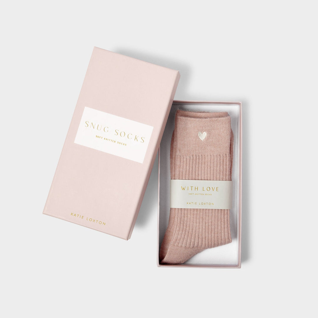 Katie Loxton Gift Boxed Blush Pink Socks KLS644Katie LoxtonKLS644