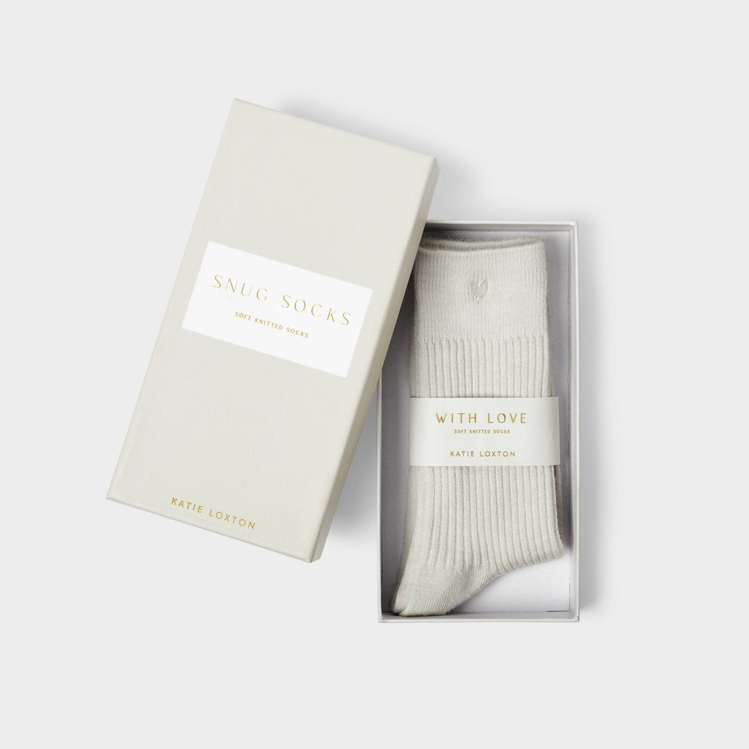 Katie Loxton Gift Boxed Off White Socks KLS642Katie LoxtonKLS642