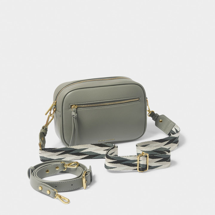 Katie Loxton Graphite Green Hallie Crossbody Bag KLB3715Katie LoxtonKLB3715