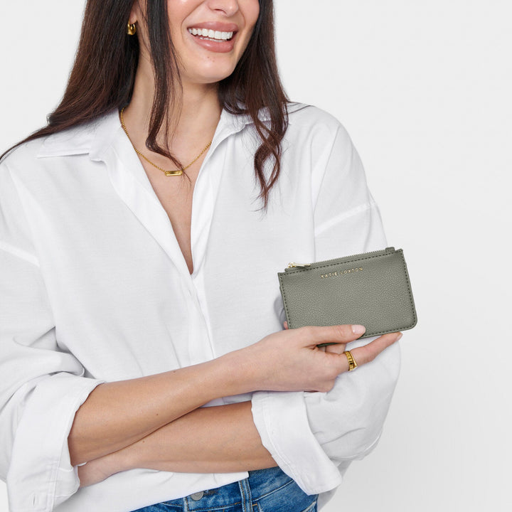 Katie Loxton Graphite Green Hana Coin And Card Holder KLB3592Katie LoxtonKLB3592