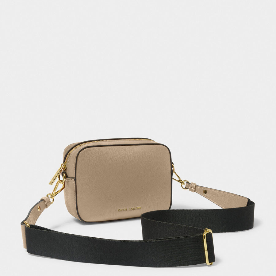 Katie Loxton Light Taupe & Charcoal Marni Mini Crossbody Bag KLB3651Katie LoxtonKLB3651